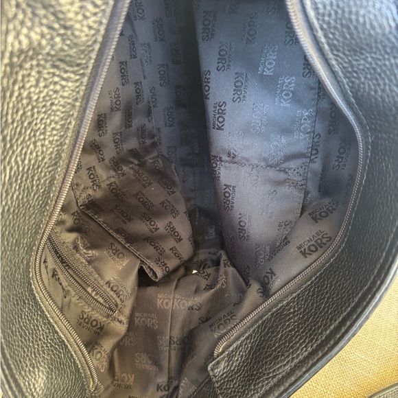 Michael Kors gold chain pebbled leather tote - Picture 7 of 13